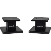 Main product image for Dayton Audio SSWB6B 6" Universal Wood Speaker Stand Pair, Black240-740
